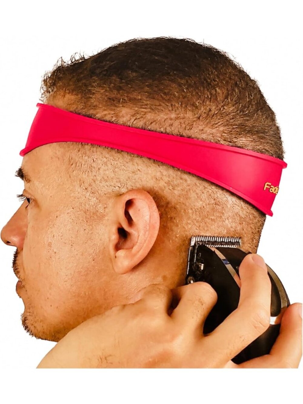 Hands-Free Haircut Guide for Men – Silicone Template for DIY Self-Cutting